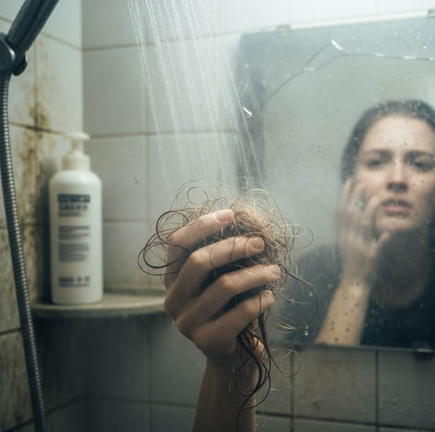 Shower mistakes damaging hair