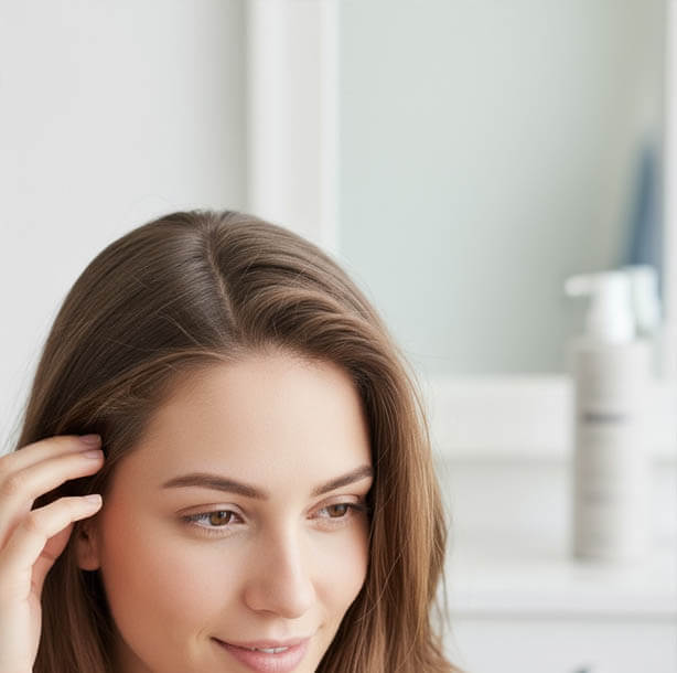 Woman who regrew hairline