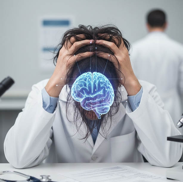 Stress causing hair loss