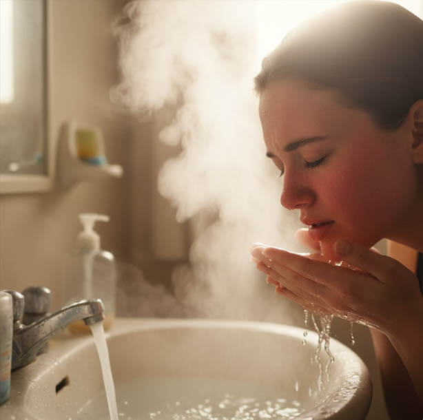 Morning habit causing breakouts