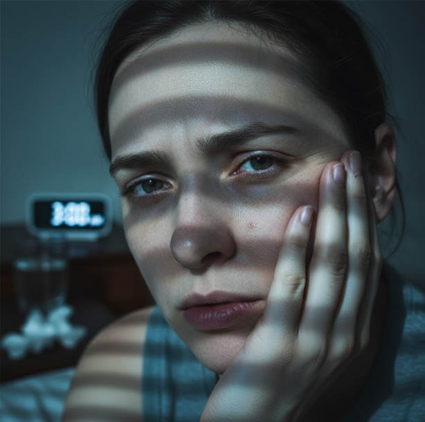 Cortisol spike affecting skin