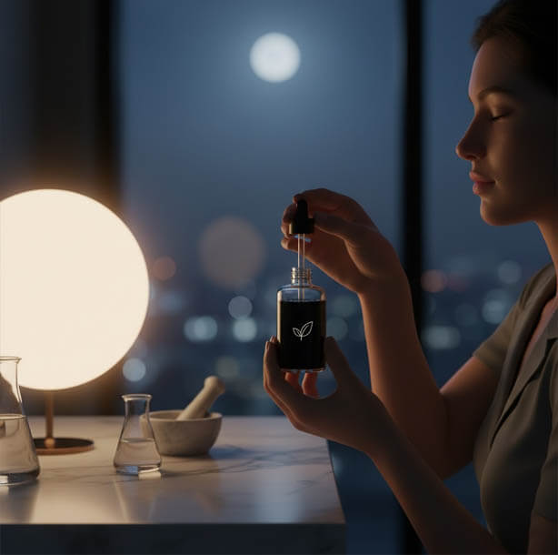 Night skincare routine