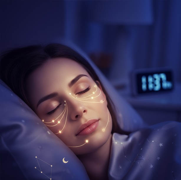 Skin repair during sleep