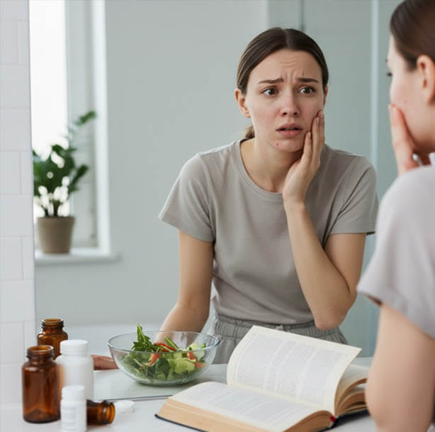 Woman who lost weight